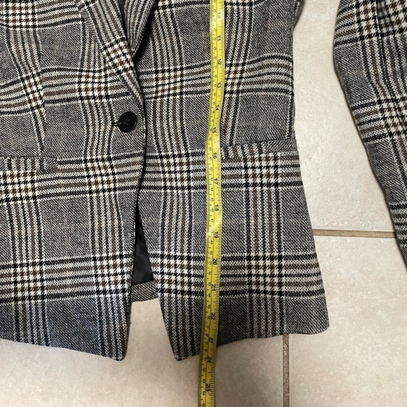 Mango plaid houndstooth blazer - Picture 7 of 11